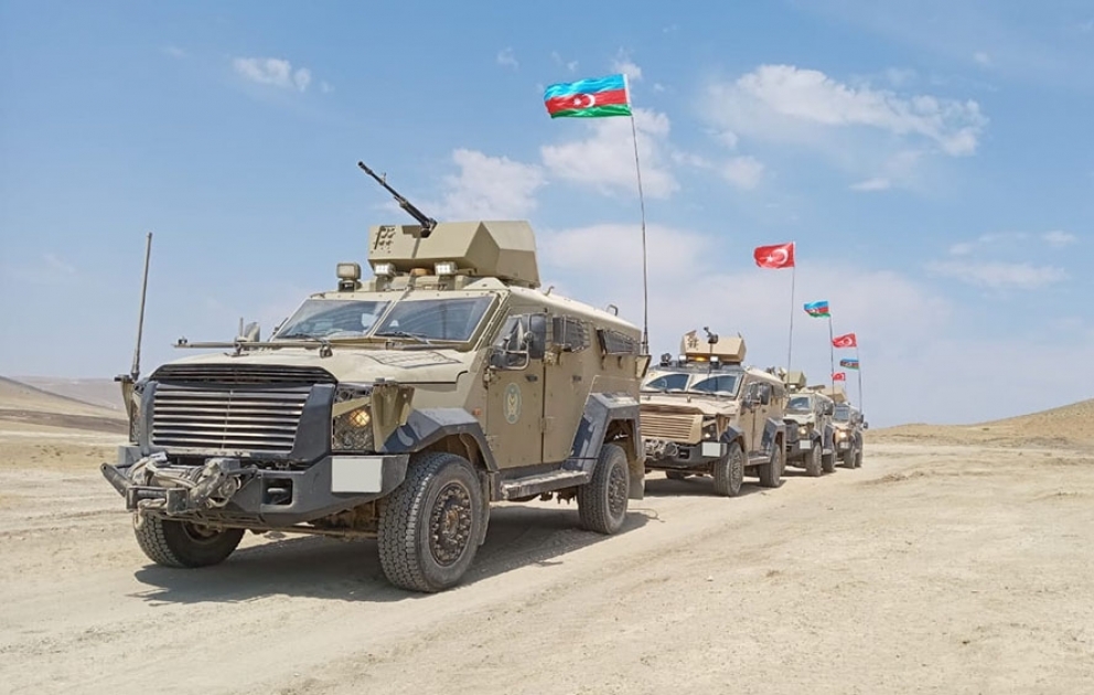 Defense Ministry: Combat-training tasks are successfully accomplished in Azerbaijani-Turkish joint exercises VIDEO