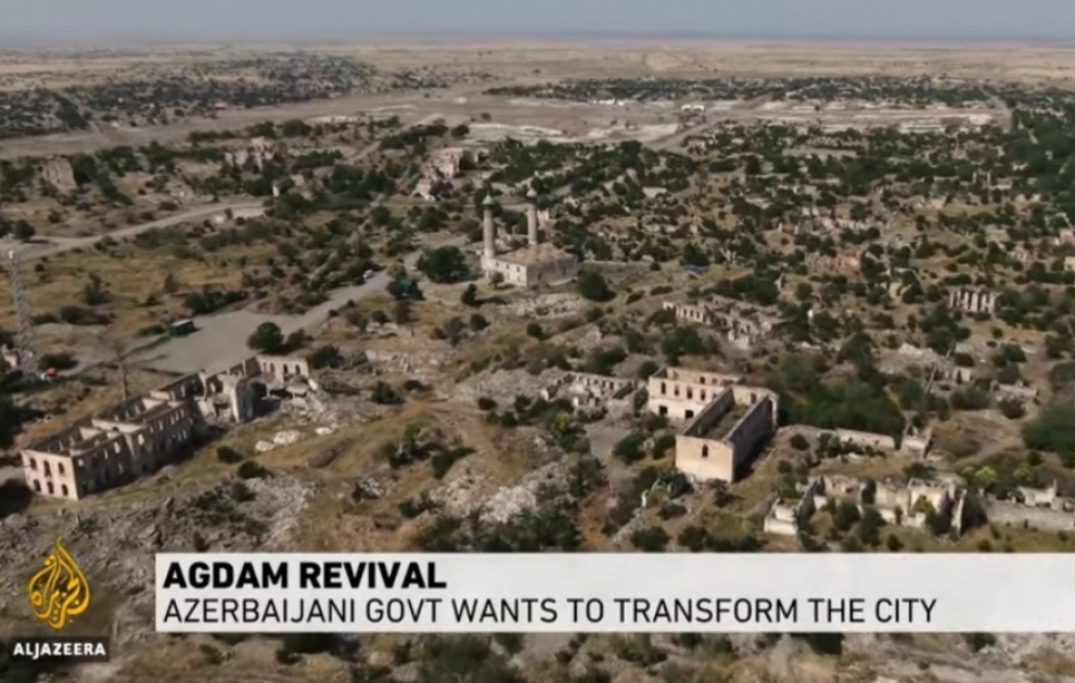 “Aljazeera” telekanalı: Ağdamlılar doğma evlərinə qayıdacaqlarına əmindirlər VİDEO