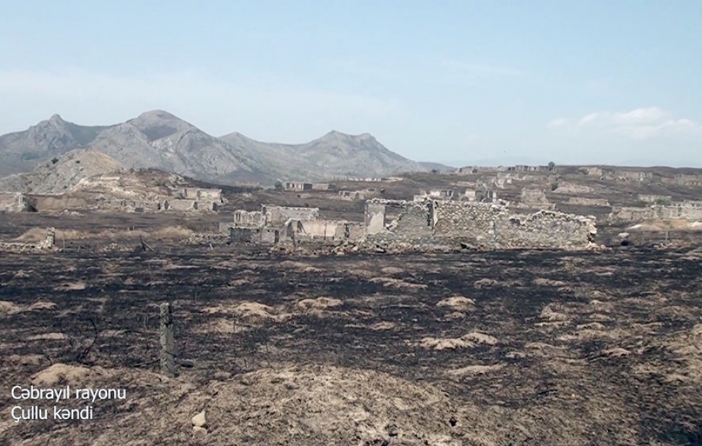 Defense Ministry releases video footages of Chullu village, Jabrayil district VIDEO