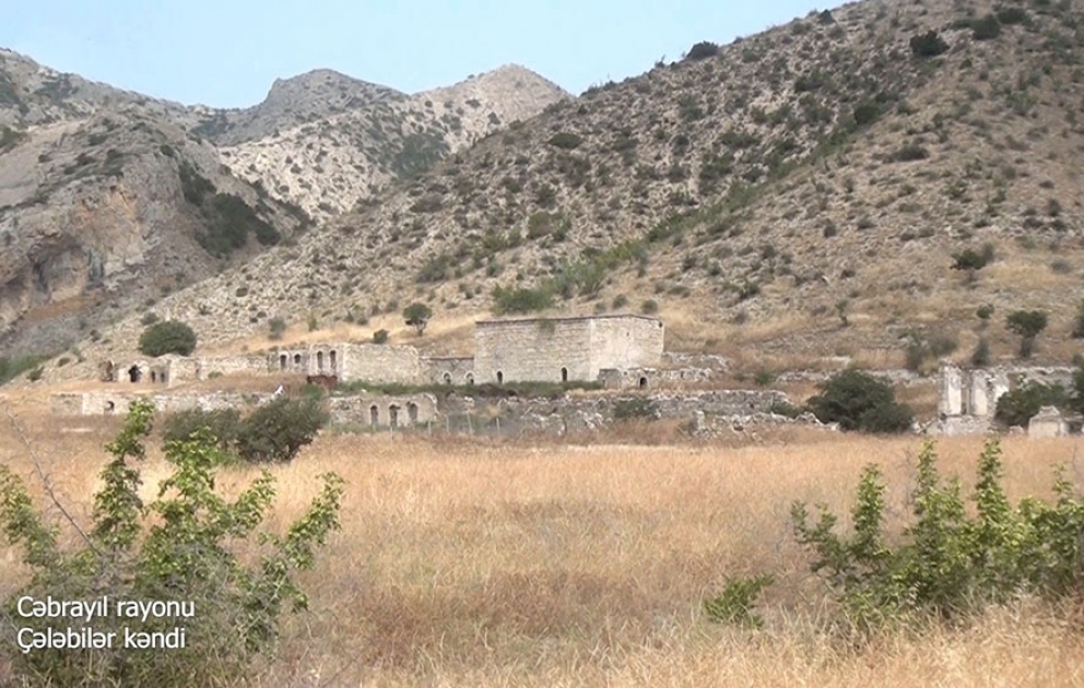 Azerbaijan’s Defense Ministry releases video footages of Chalabilar village, Jabrayil district VIDEO