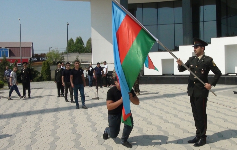 Sabirabadlı gənclər qalib ordu sıralarında xidmətə ruh yüksəkliyi ilə yollanıblar VİDEO