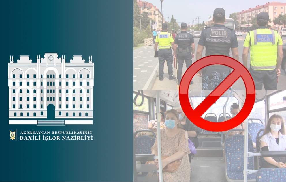 Yol polisi Sumqayıtda avtobus və taksilərdə tibbi maska taxmayan şəxslərə qarşı profilaktik tədbir keçirib VİDEO
