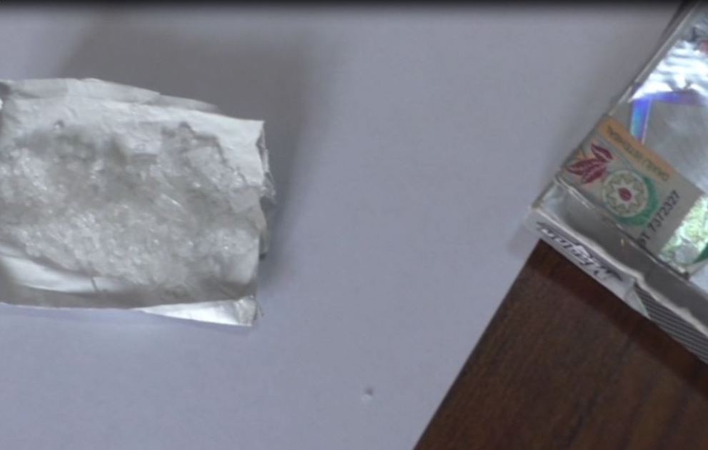 Balakəndə metamfetamin və heroin satan şəxslər saxlanılıb VİDEO