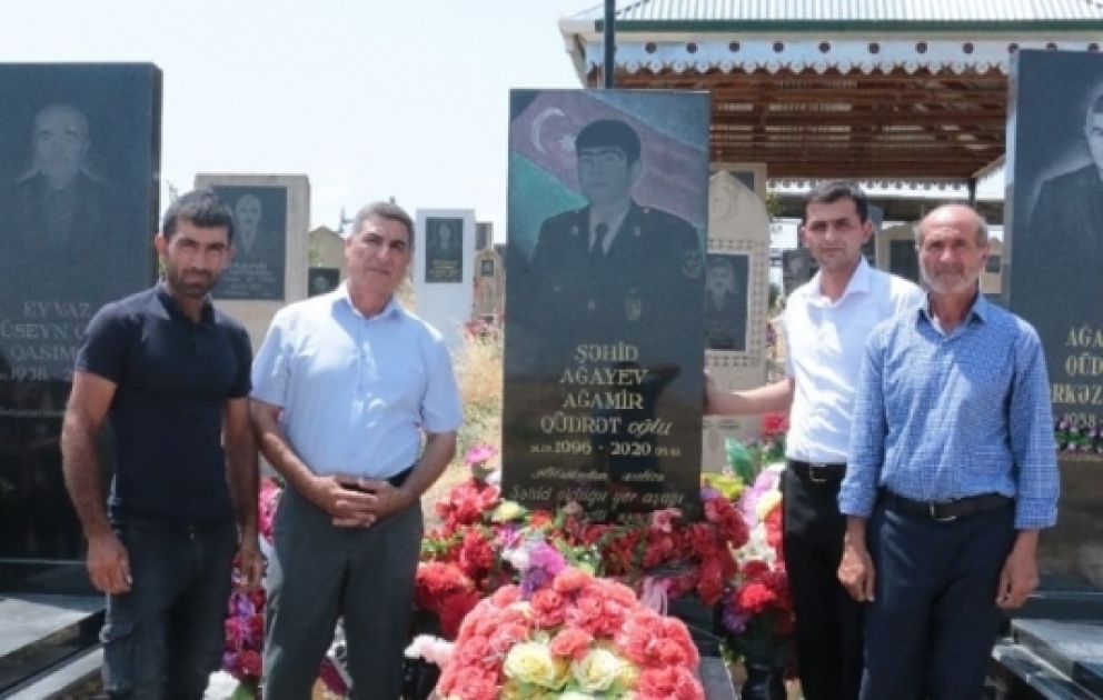 Şəhid Ağamir Ağayevin doğum günündə xatirəsi anılıb VİDEO