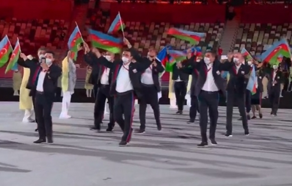 Olimpiya Oyunlarının təntənəli açılış mərasimində Azərbaycan milli komandasının keçidi olub VİDEO
