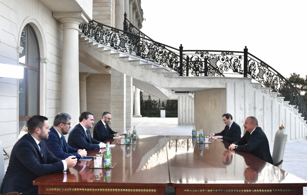 President Ilham Aliyev received delegation led by Serbian Foreign Minister VIDEO