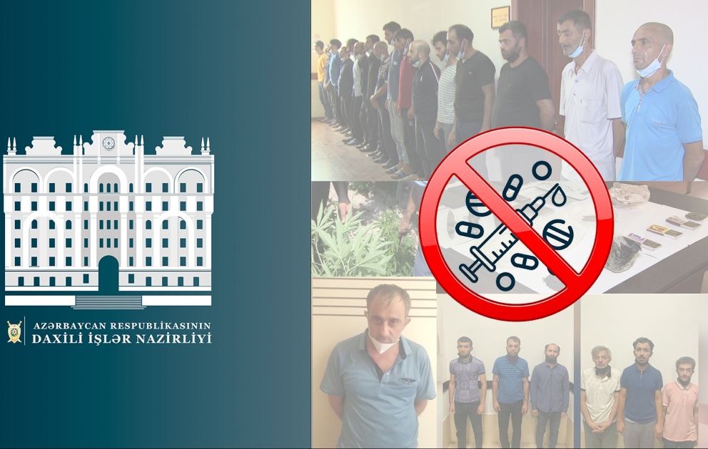 Paytaxtın Xəzər, Nəsimi və Binəqədi rayonlarında narkotik vasitələrin satışını həyata keçirən 23 nəfər saxlanılıb VİDEO