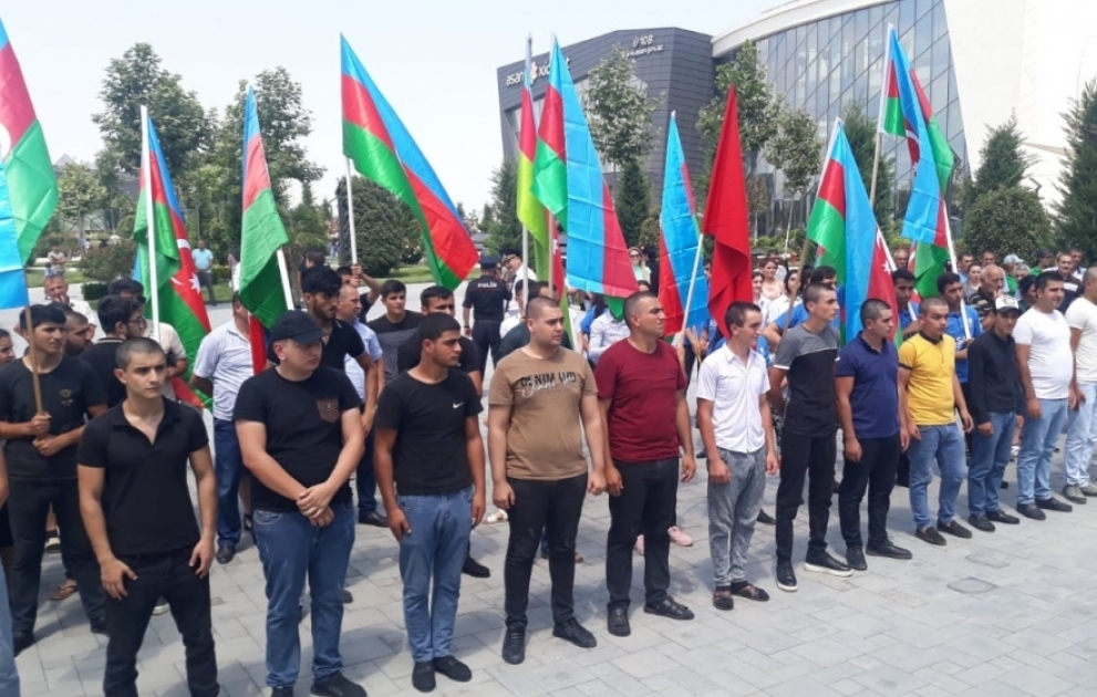 Tovuz “ASAN Həyat” kompleksində hərbi vətənpərvərlik tədbiri təşkil olunub VİDEO