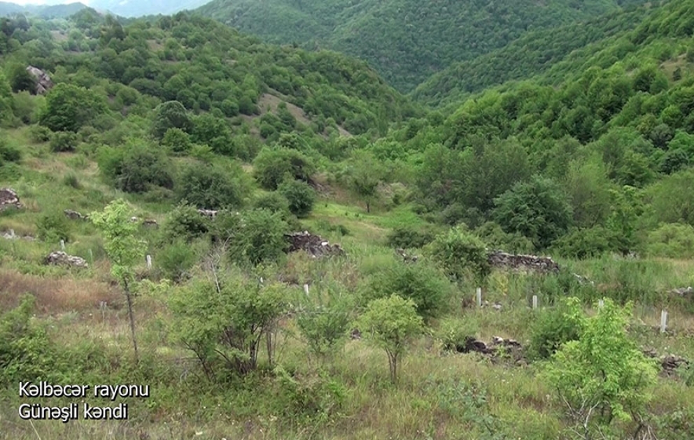 Le ministère de la Défense diffuse une vidéo du village de Gunechli de la région de Kelbédjer VIDEO