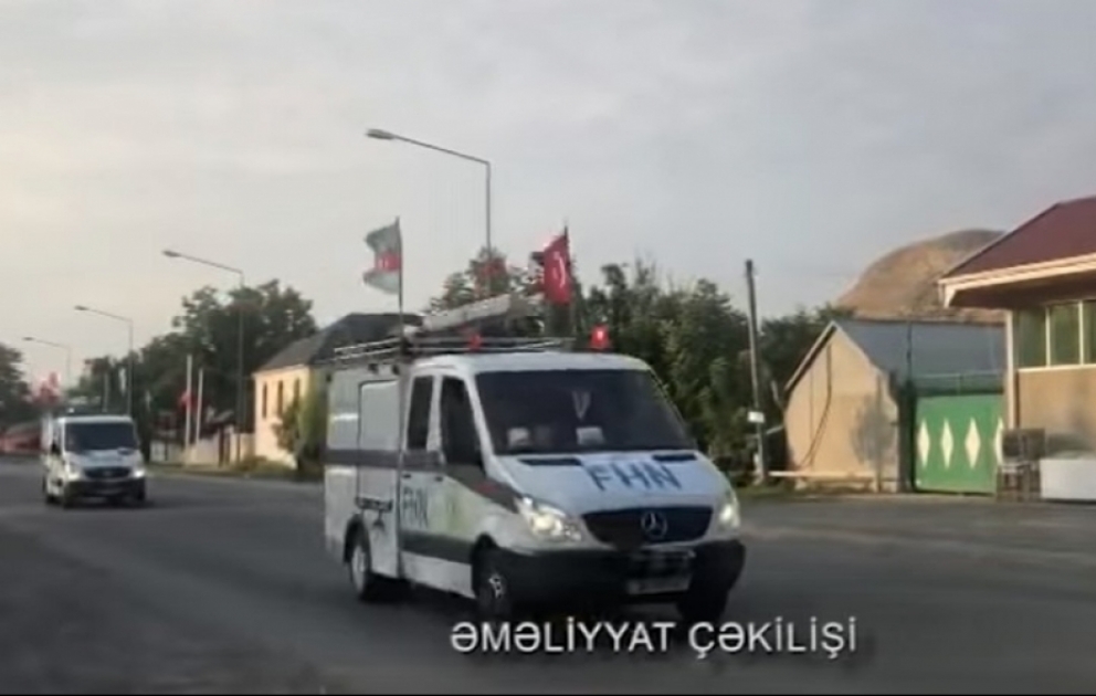 FHN-in yanğın-xilasetmə qüvvələrinin növbəti qrupu hazırda Gürcüstan ərazisində Türkiyə istiqamətində hərəkət edir VİDEO