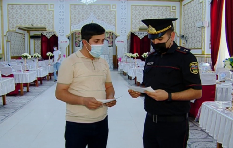 Tovuzda polis şadlıq saraylarında monitorinq keçirib VİDEO