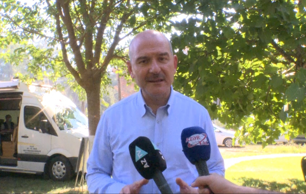 Türkiyənin daxili işlər naziri: Birbaşa dəstəkləri ilə yanımızda olan azərbaycanlı qardaşlarımıza dərindən təşəkkür edirik VİDEO