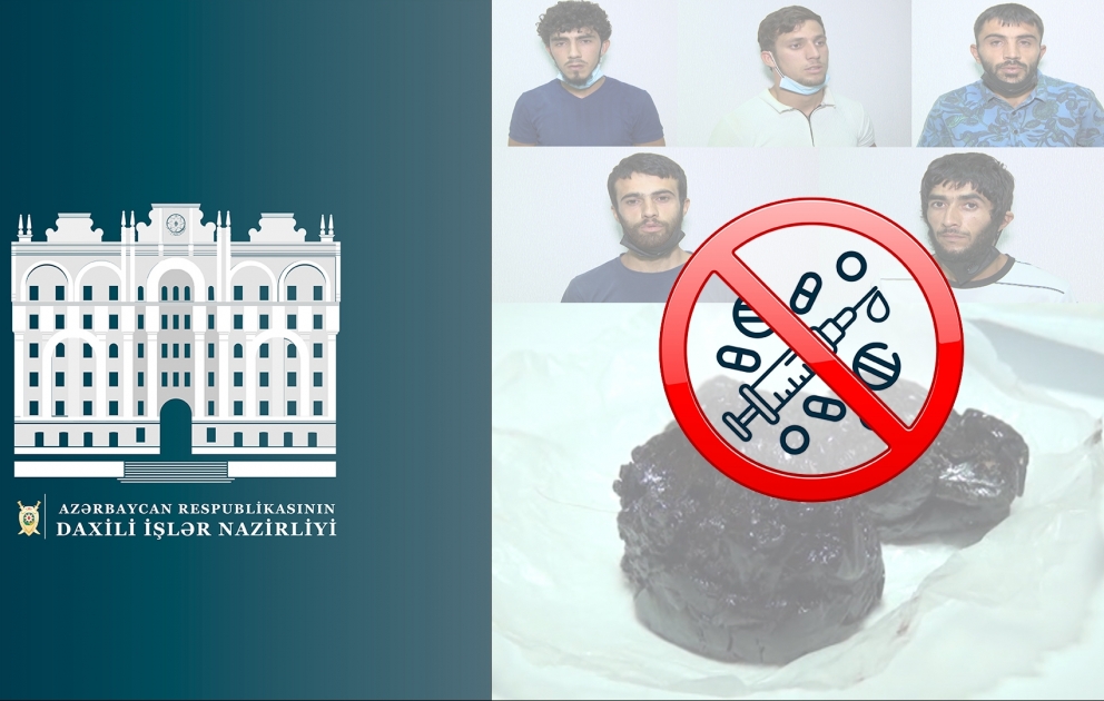Suraxanı rayonunda narkotik vasitələrin qanunsuz dövriyyəsində şübhəli bilinən beş nəfər tutulub VİDEO