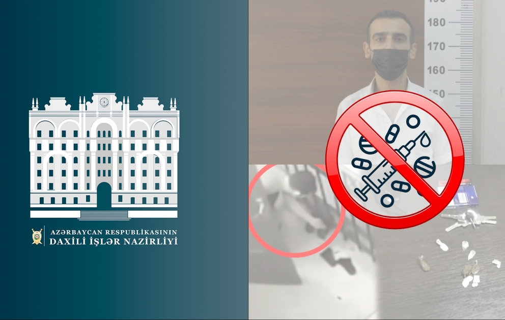 Sosial şəbəkələrdə görüntüləri yayılan narkotik vasitələrin satışı ilə məşğul olan şəxs saxlanılıb VİDEO