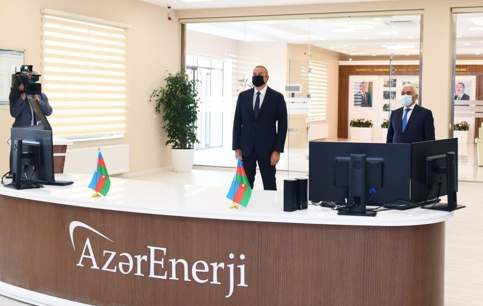 President Ilham Aliyev attended opening of newly renovated 500/330/220 kV Absheron substation VIDEO