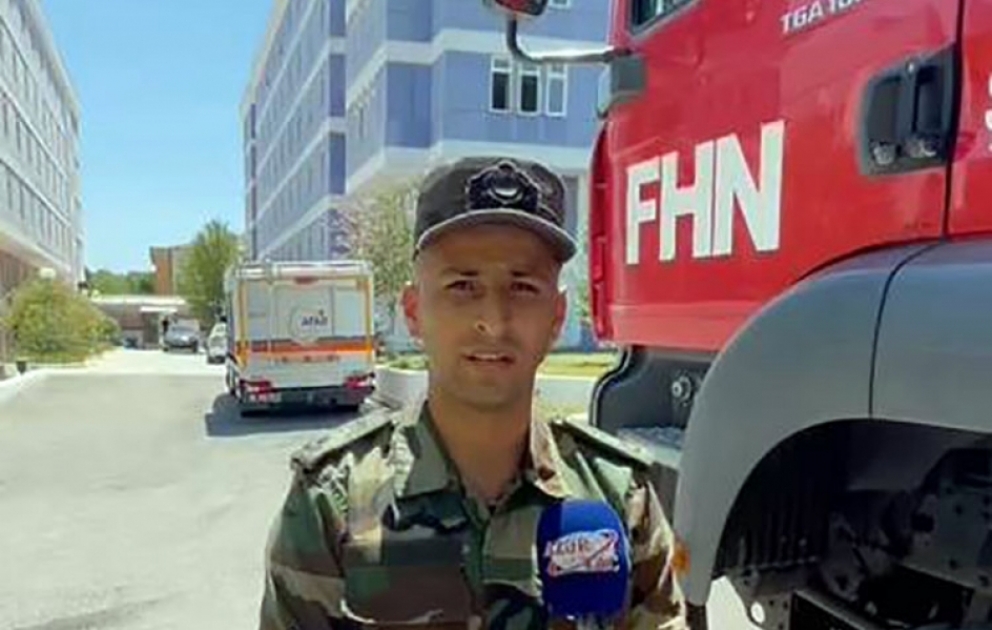 FHN-nin məsul əməkdaşı: Türkiyədəki yanğınların söndürülməsinə cəlb olunmağımız bizim üçün fəxrdir VİDEO