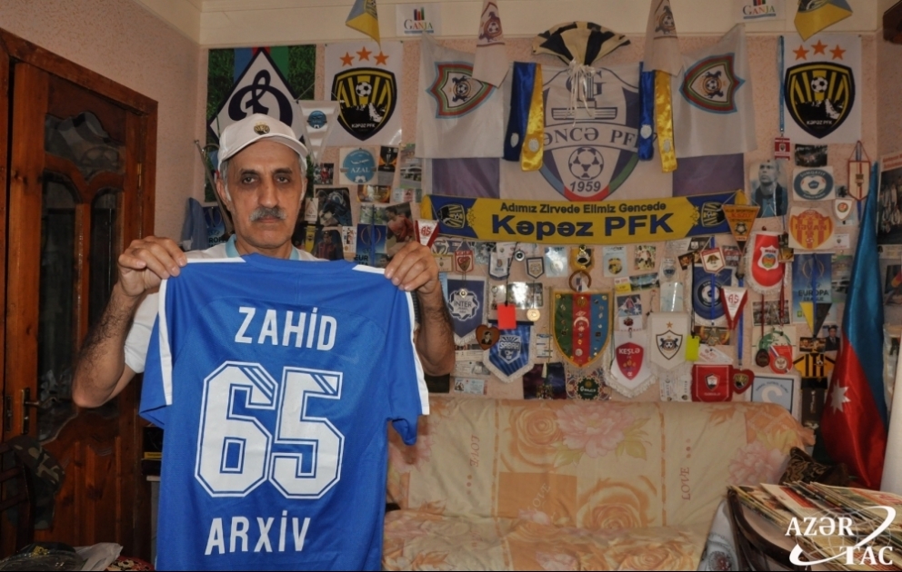 Gəncənin 60 ildir futbola azarkeşlik edən sakini - “Arxiv Zahid” VİDEO