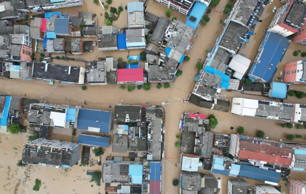 Chine: de fortes pluies ont frappé le district du Hubei VIDEO