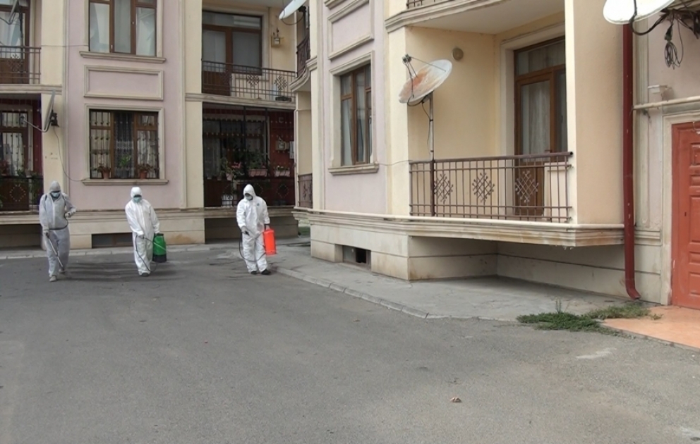 Ağstafada koronavirus pandemiyasına qarşı növbəti ümumrayon dezinfeksiya tədbiri keçirilib VİDEO