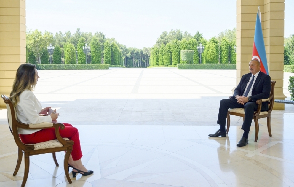 Azərbaycan Prezidenti İlham Əliyevin “CNN Türk” televiziya kanalına müsahibəsi VİDEO