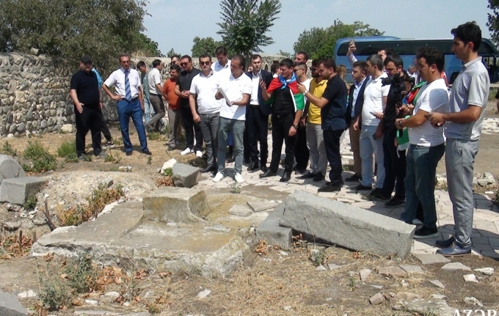 Aparıcı gənclər təşkilatları Ağdama səfər ediblər FOTO VİDEO