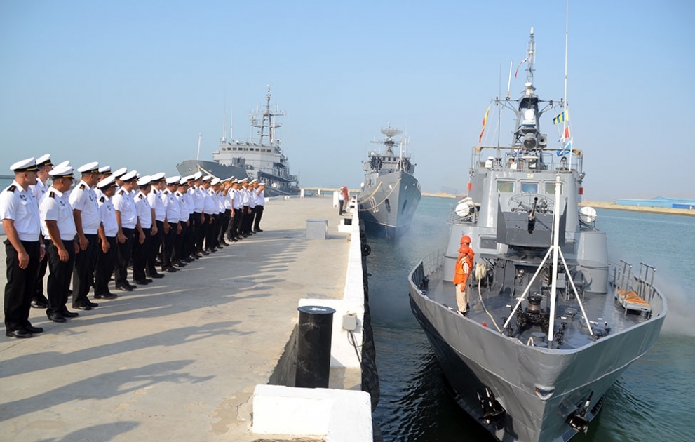 Состоялись проводы военных моряков Азербайджана, которые примут участие в конкурсе «Кубок моря» ВИДЕО