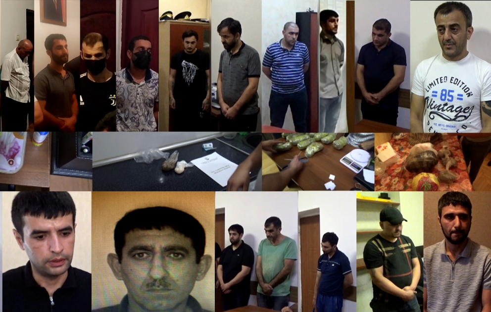 Narkotiklərin qanunsuz dövriyyəsini həyata keçirən şəbəkənin daha 20 üzvü saxlanılıb VİDEO