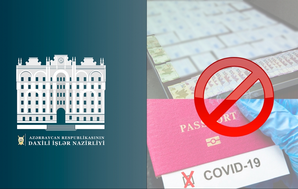 Baş Prokurorluq və DİN vətəndaşlara saxta COVID-19 pasportu verilməsi ilə bağlı keçirilən əməliyyatlar barədə məlumat yayıb VİDEO