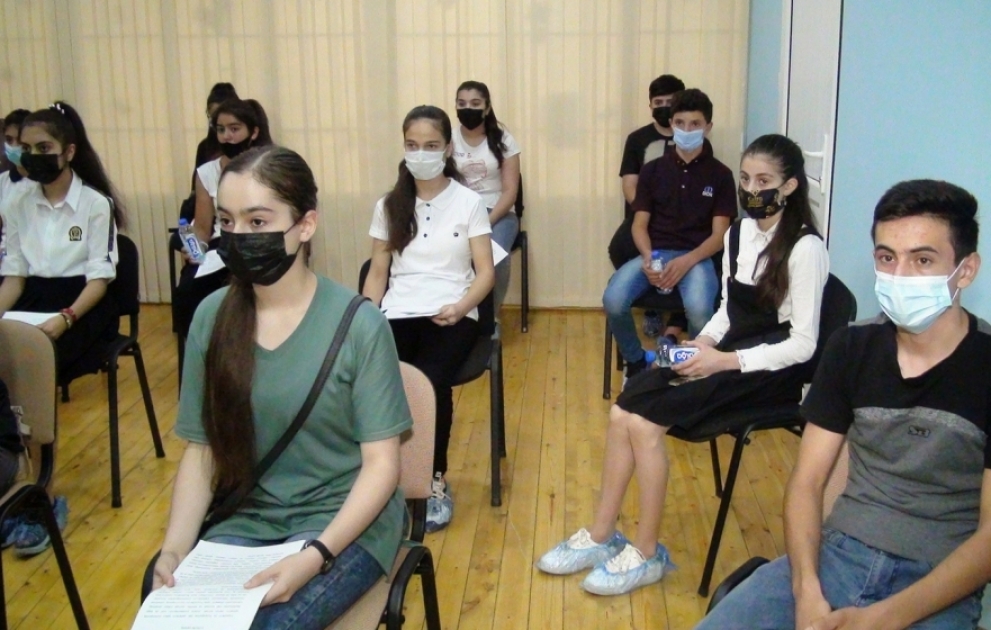 Saatlıda Uşaqların V Ümumrespublika Forumuna seçim mərhələsi aparılıb VİDEO