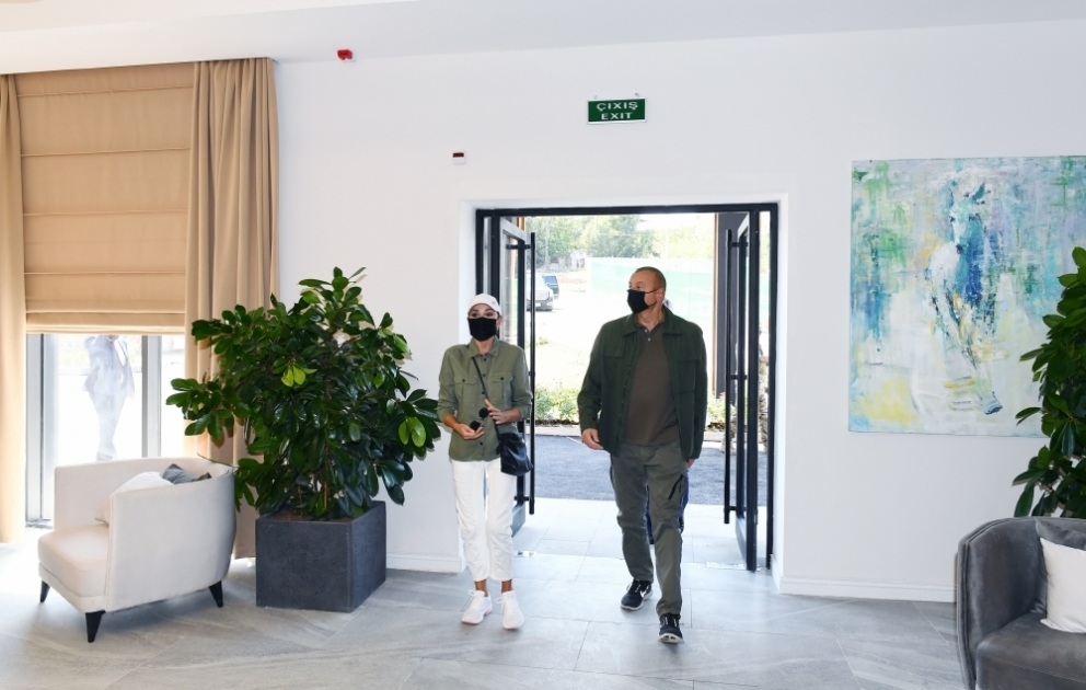 President Ilham Aliyev and First Lady Mehriban Aliyeva attended inauguration of “Qarabag” hotel in Shusha VIDEO