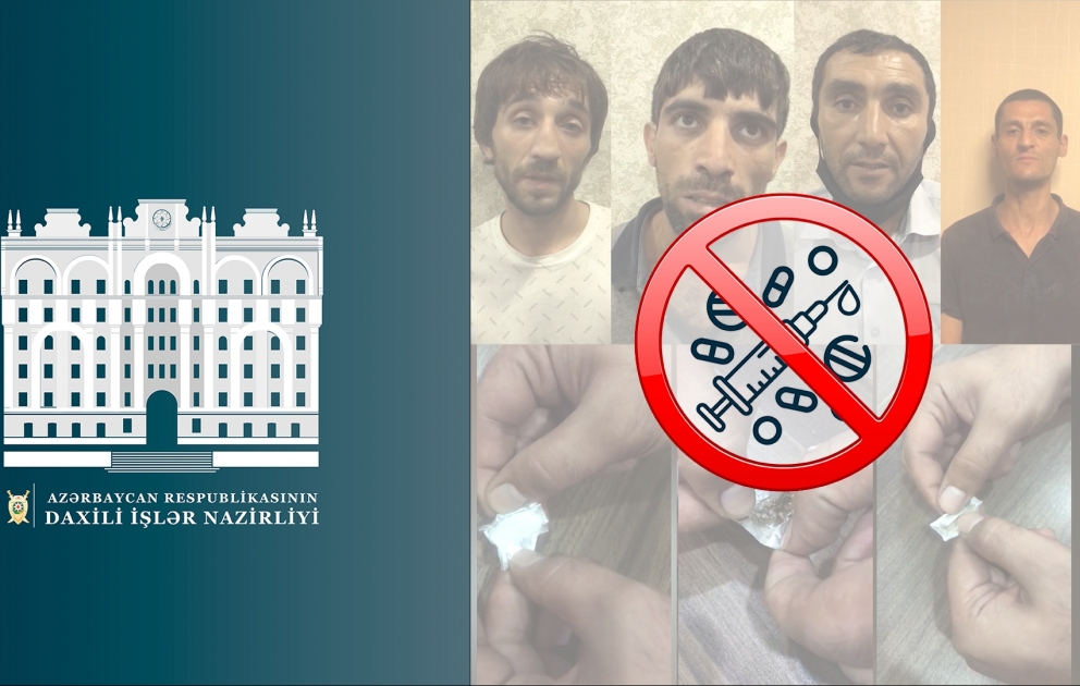Paytaxtın Yasamal rayonunda narkotik vasitələrin qanunsuz dövriyyəsi ilə məşğul olan daha dörd nəfər saxlanılıb VİDEO