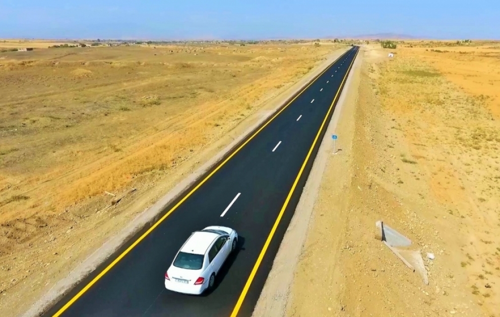 “Zəfər Yolu”nun inşası tamamlanmaq üzrədir VİDEO