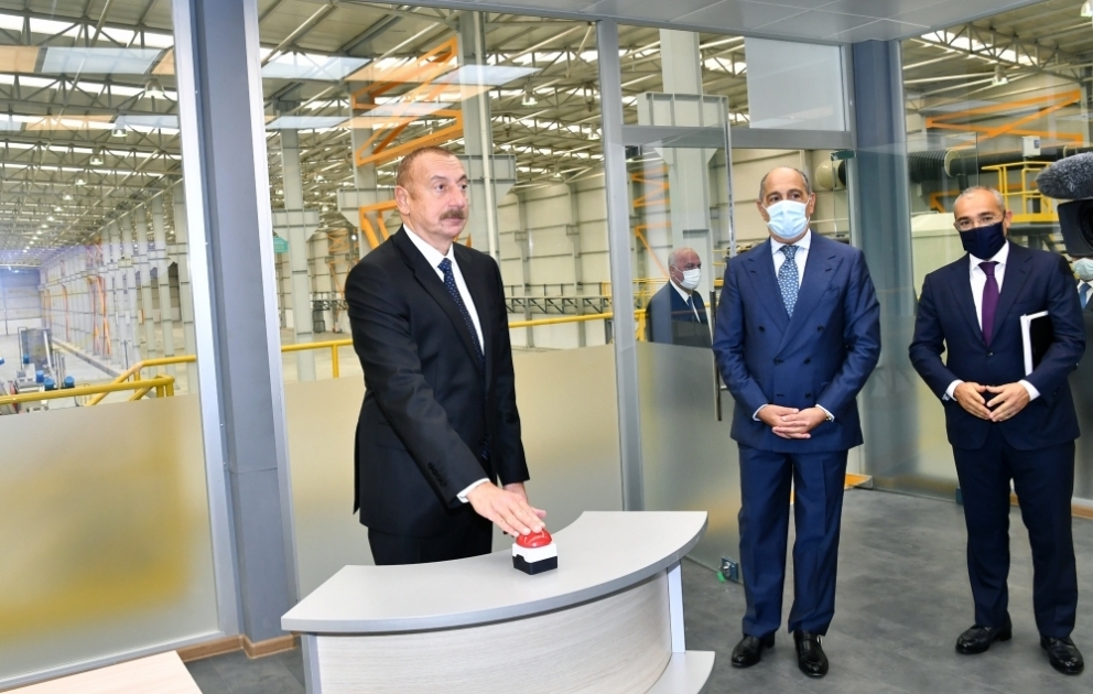 La SARL Azmonbat ouvre ses portes dans le Parc industriel chimique de Soumgaït VIDEO
