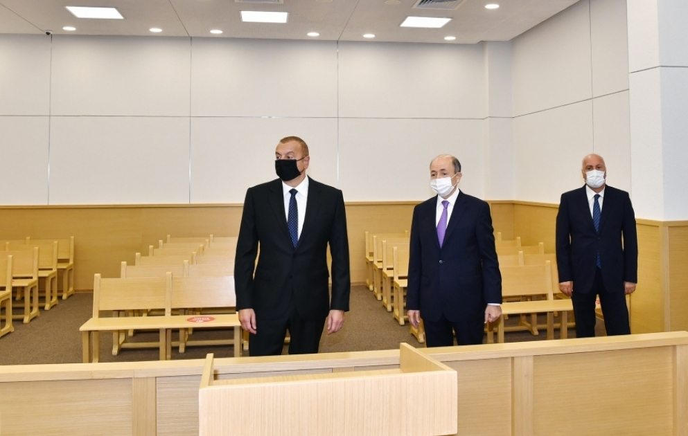 Le président de la République inaugure le Complexe judiciaire de Soumgaït VIDEO