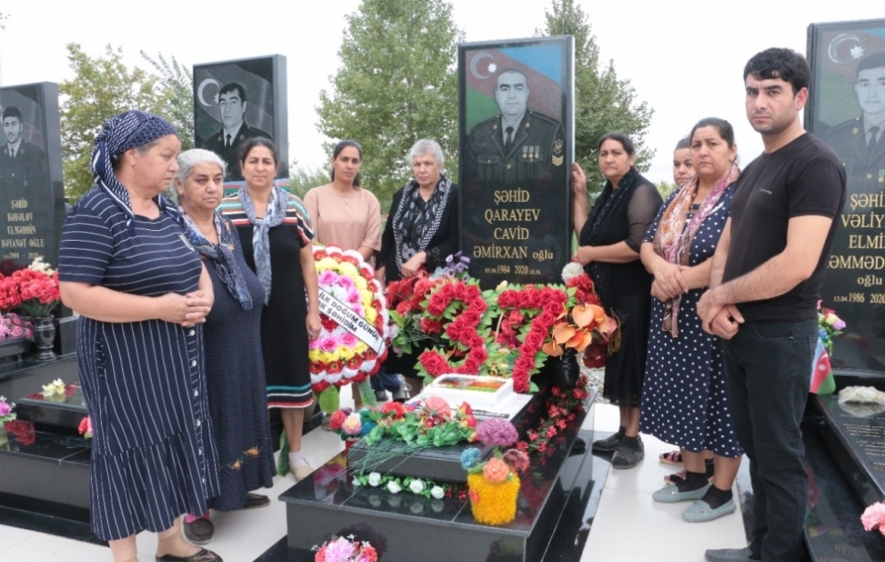 Şəhid Cavid Qarayevin ad günündə xatirəsi yad edilib VİDEO