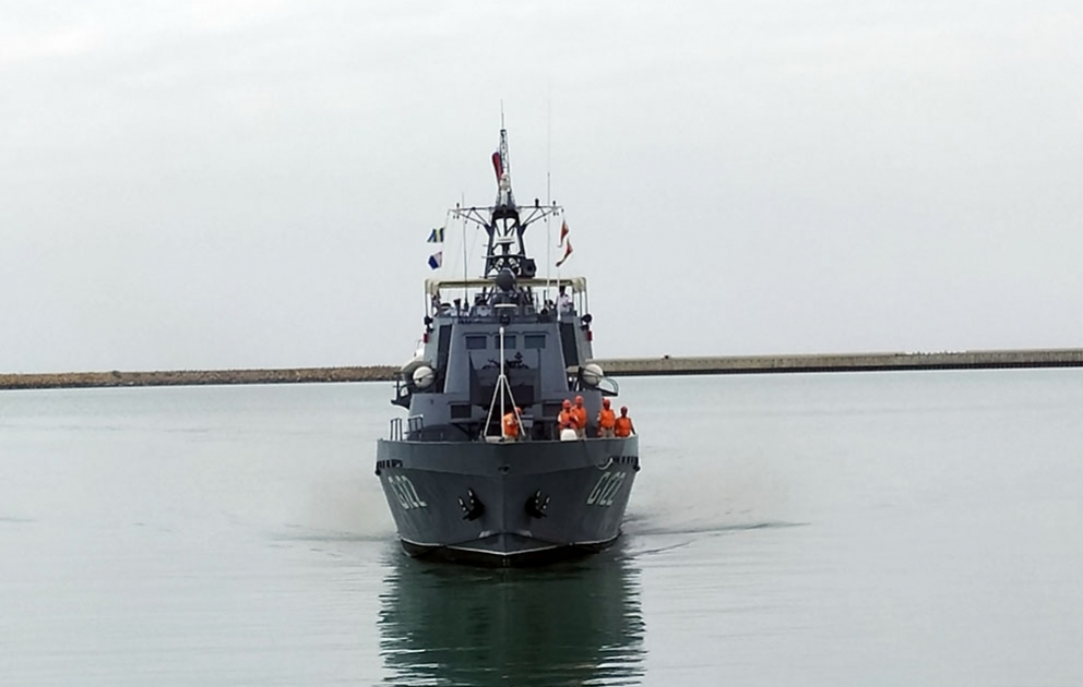 Военные моряки Азербайджана, принимавшие участие в конкурсе «Кубок моря», вернулись в Баку ВИДЕО