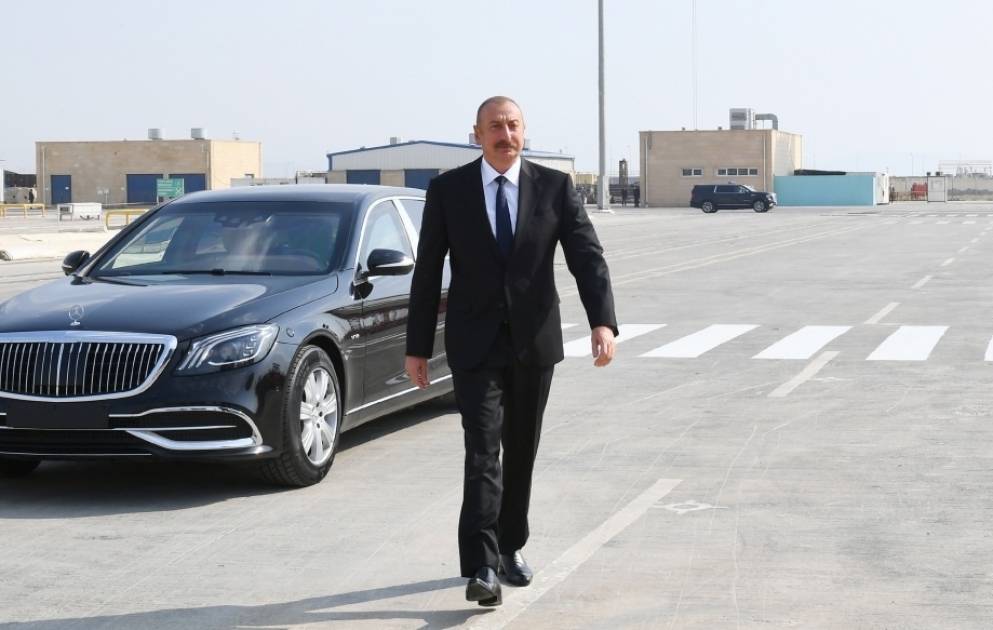 Prezident İlham Əliyev “Kəlbəcər” neftdaşıyan tankerin istismara verilməsi mərasimində iştirak edib VİDEO