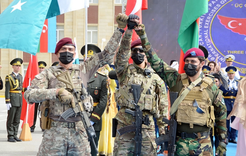 Cérémonie d’ouverture de l’exercice militaire international « Trois frères-2021 » à Bakou VIDEO