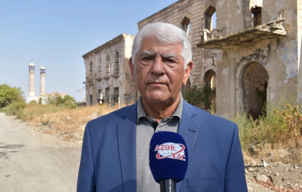 Ağdam ziyalısı: Qarşımızda xarabalığa çevrilmiş yurd yerlərini yenidən qurmaq kimi vəzifə dayanır VİDEO