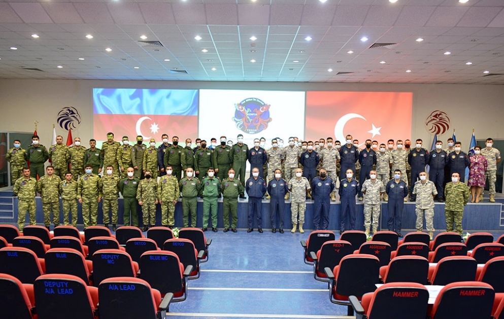 “TurAz Şahini – 2021” təlimlərinin bağlanış mərasimi keçirilib VİDEO