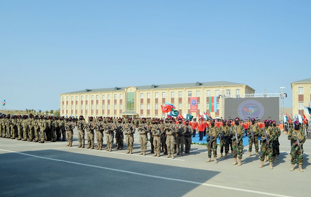 Abschlussfeier der internationalen Übung “Drei Brüder- 2021“ in Baku VIDEO