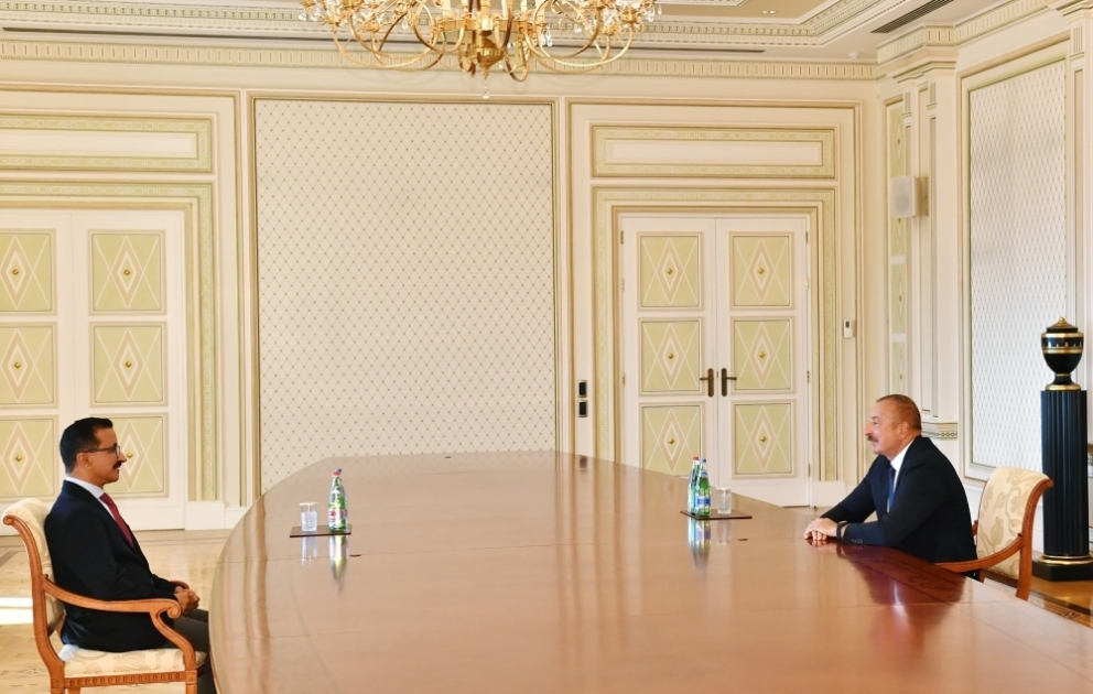 Prezident İlham Əliyev “DP World” şirkətlər qrupunun sədri və icraçı direktoru Sultan Əhməd bin Sulaimi qəbul edib VİDEO