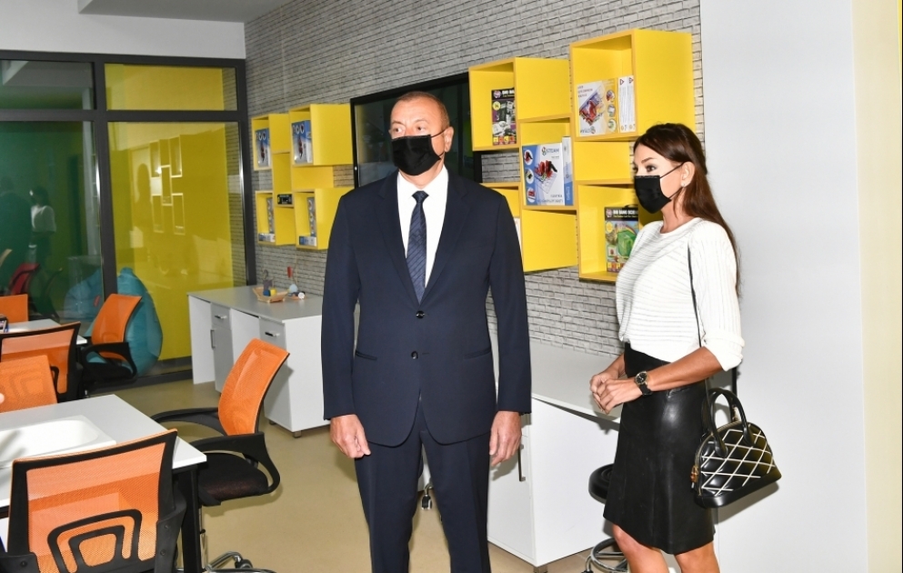 President Ilham Aliyev and First Lady Mehriban Aliyeva attended inauguration of new building of Baku European Lyceum VIDEO