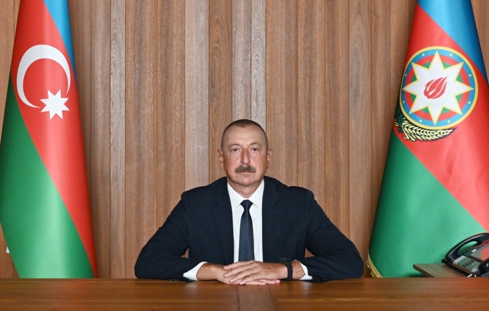 Speech of President of Azerbaijan Ilham Aliyev in video format was presented at the annual General Debate of the 76th session of the UN General Assembly VIDEO