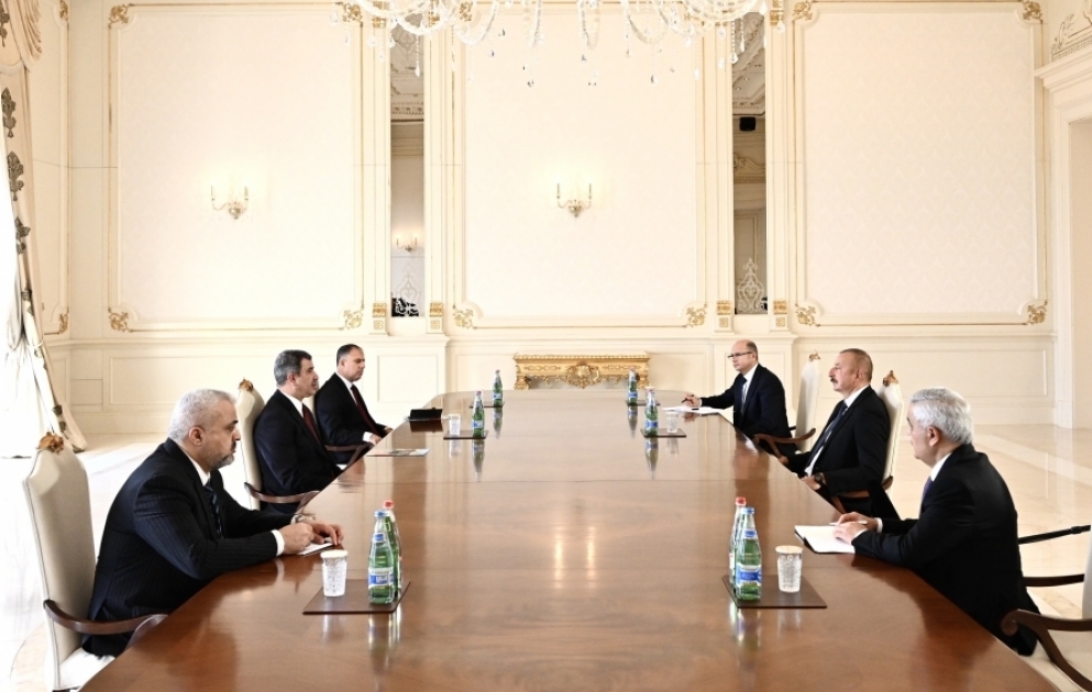 Le président Ilham Aliyev reçoit le ministre irakien du Pétrole VIDEO
