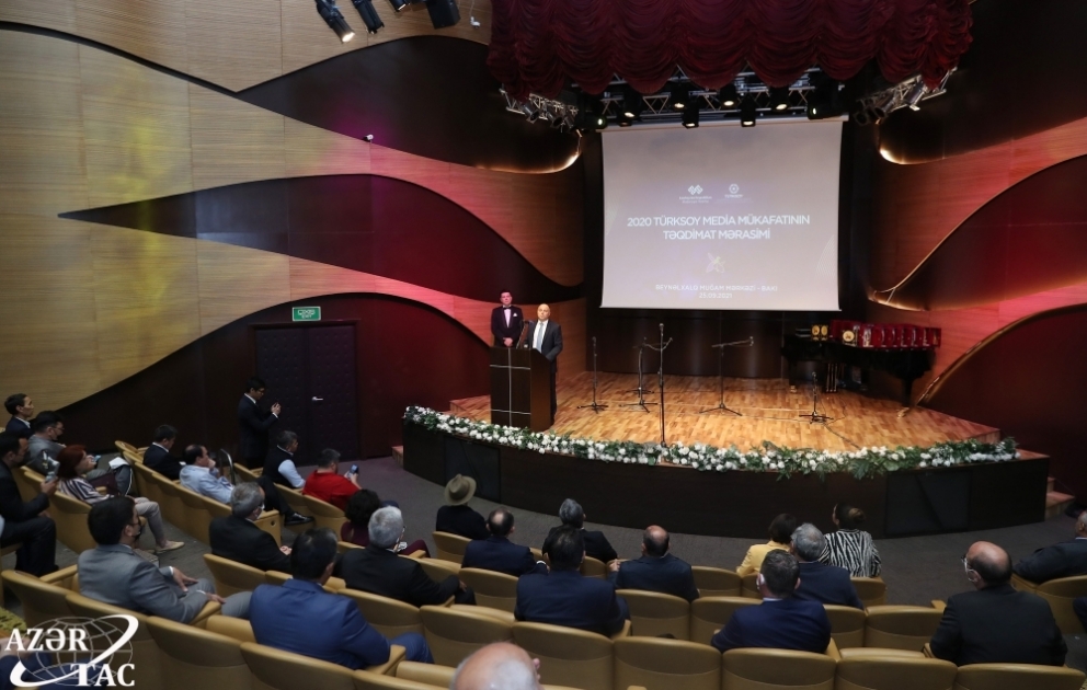 Muğam Mərkəzində “TÜRKSOY Media Mükafatı-2020”nin təqdimat mərasimi olub VİDEO