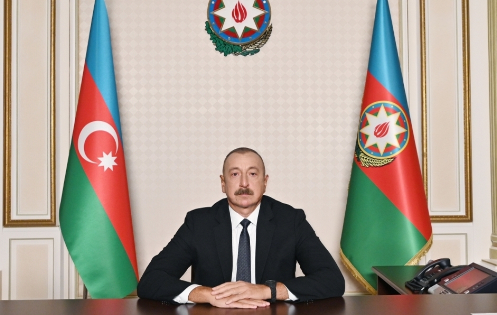 TV-Ansprache von Präsident Ilham Aliyev anlässlich des Gedenktags VIDEO