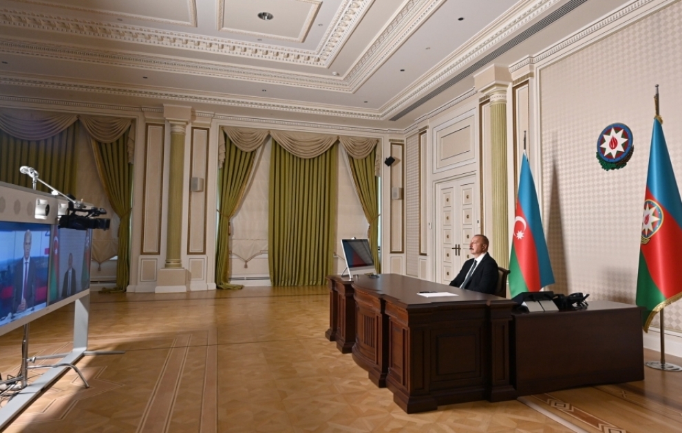 Le président azerbaïdjanais accorde une interview à la chaîne de télévision France-24 VIDEO