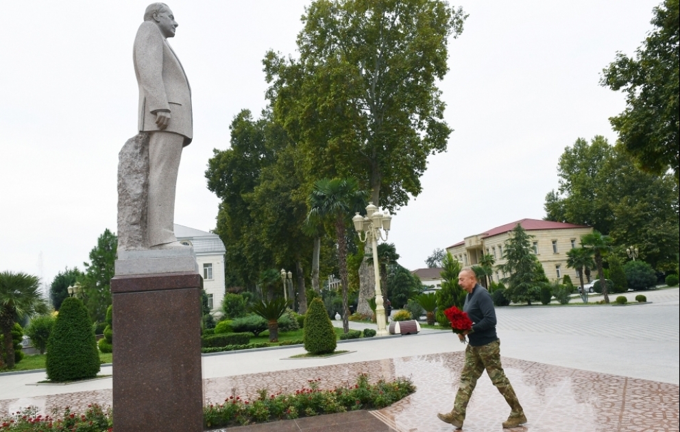 President Ilham Aliyev visited Tartar and Barda districts VIDEO