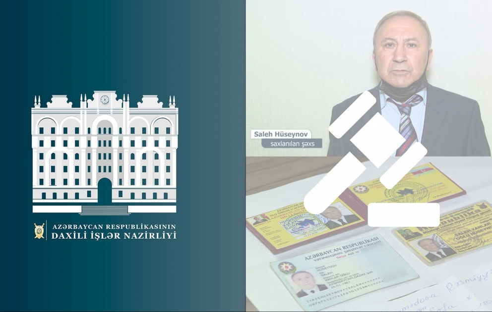 Hökməli qəsəbəsində tibb işçisindən hədə-qorxu ilə pul tələb edən saxta jurnalist saxlanılıb VİDEO